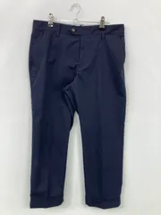 COMME CA COMMUNE コムサコミューン チノパンツ Medium ネイビー クロップド・半端丈 コットン 無地 スタンダード テーパード レギュラー センタープレスあり メンズのサムネイル
