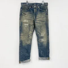 SWAGGER　スワッガー　デニムパンツ/ダメージジーンズ　ジップフライ　インディゴ　W32サイズ　古着のサムネイル