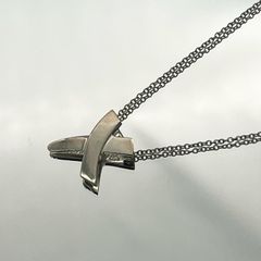 Tiffany & Co. クロスリボン ネックレス スターリングシルバー - メルカリ