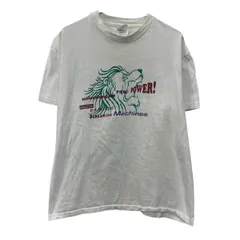 90s Hanes プリントTシャツ L ホワイト ヘインズ プルオーバー 90年代 両面プリント ビッグプリント カットソー 夏物 a805-6045のサムネイル
