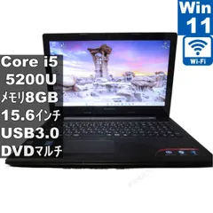 Lenovo G50 80E5019NJP【Core i5 5200U】　【Windows11 Home】MS 365 Office Web／Wi-Fi／USB3.0／HDMI／保証付 [96379]
