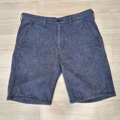 45R インディゴ シャンブレー ショートパンツ 32 R刺繍 日本製 rpm