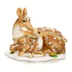 ビレロイボッホ サンタクロース ハート型 小物入れ クリスマス置物