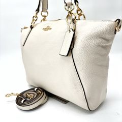 ✨超美品✨COACH コーチ エマ 2wayショルダーバッグ レザー ホワイト 