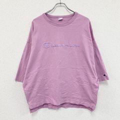 Champion 챔피언 RODEO CROWNS 5 sleeve Big 탑스 트리코 태그 복각 핑크 프리 사이즈 헌옷 [가격 교섭 OK!]