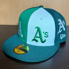 NEW ERA  59FIFTY 7 3/4 MLB Logo Pinwheel オークランド・アスレチックス