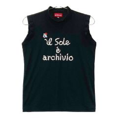 美品 archivio アルチビオ ノースリーブシャツ ブラック - メルカリ