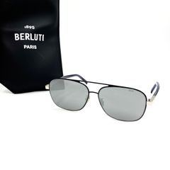 希少✨️美品 Berluti サングラス ウェリントン ハバナ サイドロゴ