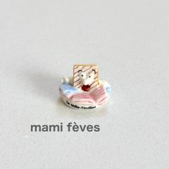 幸運のフェーヴ 月 ルナ フランス フェーブミニチュア陶器 - メルカリ