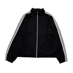 【STARTER】ジャージ｜メンズ2XLサイズ相当｜ブラック｜黒｜ラインデザイン｜スポーツスタイル｜ポリエステル｜長袖｜古着のサムネイル
