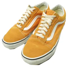 VANS バンズ OLD SKOOL オールドスクール US6.5(24.5cm) ORANGE キャンバス/スエード スニーカー シューズ g26628