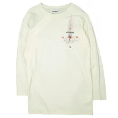 KOZABURO コウザブロウ 22AW 日本製 NEW AGE LONG SLEEVE TEE PRINT 梵盆 プリントロングスリーブTシャツ T-402-1 2 OFF WHITE 長袖 Snow Peak トップス g26647のサムネイル