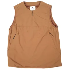 snow peak スノーピーク 2L Octa Vest 中綿プルオーバーベスト SW-19AU002 M(JPN) Brown ノーカラー アウター g26656のサムネイル