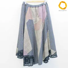 アズノゥアズオオラカ AS KNOW AS olaca スカート ロング チェック レース レディース [a987334]のサムネイル