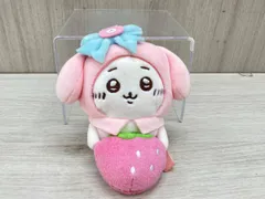 ちいかわ×サンリオキャラクターズ　デスクトップから見守るひっかけぬいぐるみ　ちいかわ　マイメロディ　タグ欠品