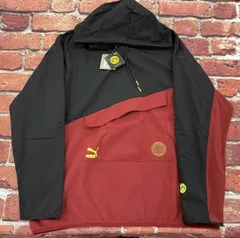新品タグ付き PUMA/プーマ ボルシア・ドルトムント 22/23 FTBLSTATEMENT ウィンタライズド フーディ レッド メンズXL