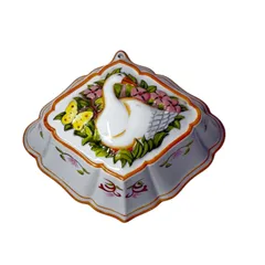 The Franklin Mint フランクリンミント  ル・コルドン・ブルー 磁器製 【白いアヒル】ジェリーモールド ヴィンテージ 壁掛け K-7のサムネイル