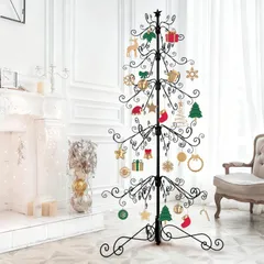 tree christmas DIY 144個の装飾フック クリスマスツリー クリスマスツリー おしゃれ 180cm 防錆＆保管しやすいアルザスツリー180のサムネイル