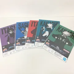 NARUTO一番くじ心を写す赤き瞳 H賞クリアファイル&ステッカー 5種5個セット ①