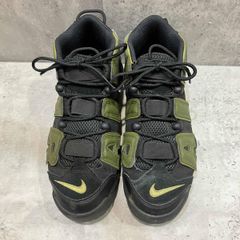 NIKE AIR MORE UPTEMPO ブラック オリーブ - メルカリ
