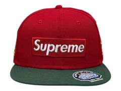 NEWERA (ニューエラ) ×Supreme キャップ RN11493 56.8cm レッド メンズ
