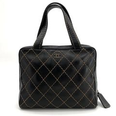 ✨️極美品❖❖価値あるCHANEL❖❖ワイルドステッチ 黒のトートバッグ 