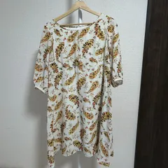 【eur3　エウルキューブ】　レディース　ワンピース　15　XL～XXL　花柄のサムネイル