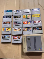 【ジャンク】スーパーファミコン 本体 ＋ 名作ソフト14本 まとめ売り