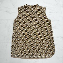 UNITED ARROWS ユナイテッドアローズ ジオメトリック ノースリーブ 