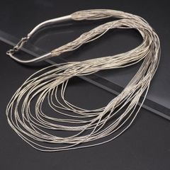V590 アメジスト GSILVER刻印 ネックレス デザイン シルバーカラー 2月