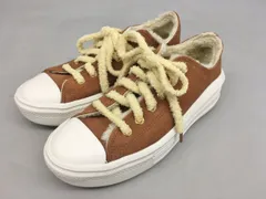 コンバース converse スニーカー レディース A14209C UK7.5 ブラウン系 ボア 美品 2511LR080のサムネイル
