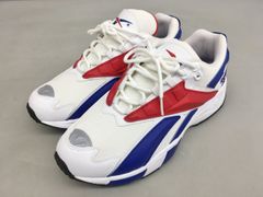 Reebok スニーカー ホワイト/レッド/ブルー27サイズ - メルカリ