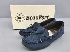 ビューフォート BeauFort レディース リボンモカシンシューズ 23EEE 日本製 インソール 2406LR219