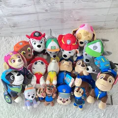 パウパトロール ぬいぐるみ 大量まとめ売り 16点セット  キャラクター マスコット タグあり多数 マーシャル ラブル 16