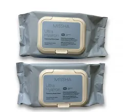【新品・2個セット】ミシャ MISSHA ウルトラヒアルロン クレンジングシート 30枚入（メイク落とし）のサムネイル