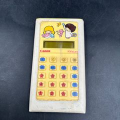 キキララ　電卓　レア　サンリオ　CANON コラボ　1976年当時のもの　レトロ キキララ 電卓 サンリオ レトロ レア - メルカリ