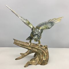 Maiko様専用国鳥キジ 恵雲作ガラスケース入り置物 - メルカリ