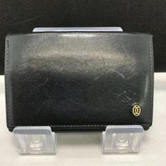 Cartier 】カルティエ パシャ黒 レザー 名刺入れ 破れあり - メルカリ