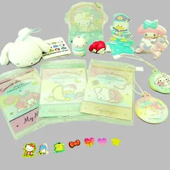 [TK]サンリオキャラクターズ シナモロール マイメロディ リトルツインスターズ ペックル こぎみゅん 雑貨 まとめ売り 12点セット