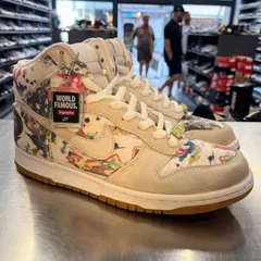 【US9.5】 NIKE SB SB DUNK HIGH OG QS Supreme/Rammellzee FD8779-100 【中古】 箱有
