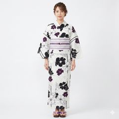 袴 単品 無地袴 女性用 袴丈91cm、95cm、87cm 紫地 行灯袴（スカート 