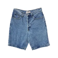 古着 USA製 ヴィンテージ GUESS ゲス デニムショーツ ショートパンツ デニム ハーフパンツ W31 ブルー CE0470のサムネイル