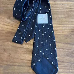 【美品】MACKINTOSH PHILOSOPHY　水玉ネクタイ　　F012のサムネイル