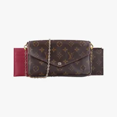 ルイヴィトンLouis Vuittonポシェット フェリシー モノグラム/ブラウン モノグラムキャンバス M61276 ICチップ
