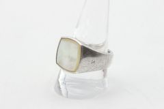 TOM WOOD リングCushion Moss Agate 54 - メルカリ