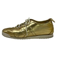 asics Onitsuka Tiger(아식스·오니츠카 타이거) 스니커 25.0 레이디스 - 골드 가죽