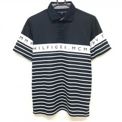 ☆バイカラー☆ トミー ヒルフィガー GOLF ポロシャツ ロゴボタン L 