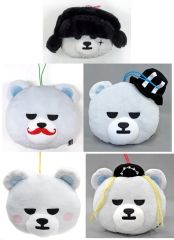 [중고] 봉제 장난감 총 5 종 세트 우스형 페이스 봉제 장난감 [YG BEAR × BIGBANG]