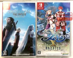 01w-6497 ○  Nintendo Switch ニンテンドースイッチ ソフト2本セット CRISIS CORE -FF VII- REUNION/イースX -ノーディスク- 動作確認済み【中古品】のサムネイル