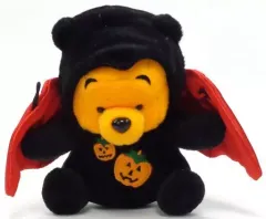 【激レア】ディズニーストア　限定　くまのプーさん コウモリ ハロウィンぬいぐるみ 中古】ぬいぐるみ プーさん(コウモリ/ハロウィンver) ぬいぐるみ